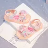 Zapatos de Playa de Dibujos Animados para Niña 2025 Verano Nuevas Sandalias de Pedrería Estilo Coreano Sandalias de Princesa de Suela Suave para Niños
