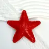 Patrón de grietas de hielo transfronterizo cuero estrella de cinco puntas muñeca colgante corazón de melocotón diy accesorios de joyería materiales llavero con corazón ins