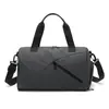 Bolsa de viagem feminina de grande capacidade 2026 novo modelo bolsa de ombro transversal bolsa tote de tecido casual bolsa de viagem leve