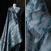 Tela Jacquard de Alta Densidad Doble Cara Textura de Montaña y Grieta de Hielo de Sichuan Tela Dorada Hecho a Mano DIY Pantalones Culotte con Cara de Caballo Tela de Chaqueta de la Dinastía Han