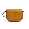 Bolso cruzado pequeño de piel de vaca de primera capa, monedero vintage transfronterizo, organizador de auriculares y lápiz labial, bolso para teléfono multifuncional