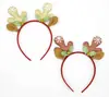 Nueva diadema de cuernos de Navidad fiesta navideña diadema navideña accesorios para el cabello accesorios para actuaciones infantiles venta al por mayor