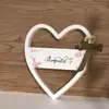 Aromaterapia Amapola Amor Colgante de Mesa Grande Molde de Silicona Adorno Decorativo Hueco con Forma de Corazón para Bricolaje Molde de Epoxi
