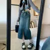 Nova Saia Jeans Feminina 2023 com Fenda, Caimento Solto, Emagrecedora, Fashion, Versátil, Desejo Puro, Saia Midi Retrô para Mulheres