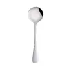 Cuchillo para bistec, tenedor y cuchara de acero inoxidable 304 Vajilla occidental cuchillo principal cuchara de postre café mango largo cuchara para helado