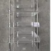 Estante de Almacenamiento de Libros de Escritorio Caja de Archivos A4 para Estudiantes Estantería Organización Estante de Archivos de Almacenamiento de Libros de Plástico Transparente