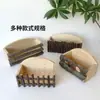Porta heno de madera para chinchilla, madera de manzano, resistente a la masticación, comedero para conejos, porta comida para cobayas, accesorios para mascotas
