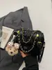 Bolso de Cadena Acolchado Cilíndrico Estilo Chanel, Bolso Pequeño de Diseño Nicho, Nuevo Bolso de Moda para Mujer 2026, Bolso de Hombro Único Cruzado