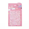 Pegatinas para Uñas Infantiles con Relieve 5D Impermeables de Dibujos Animados Pegatinas de Kuromi Melody Pegatinas de Uñas Artísticas de Cinnamon Dog Girl