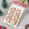 Sinos de Natal, Presentes de decoração de Natal, Enfeites para árvore de Natal, Sinos de laço de Natal