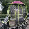 Toldo para Veículo Elétrico com Cortina Lateral Totalmente Fechada Guarda-Sol para Veículo a Bateria Guarda-Sol para Bicicleta Motorizada Guarda-Chuva para Chuva Guarda-Sol para Triciclo Guarda-Sol para Motocicleta