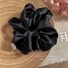 Scrunchie de Renda Estilo Coreano para Mulheres 2026 Novo Estilo Elástico de Cabelo Estilo Preguiçoso Corda de Cabelo Grande Acessório para Coque Flor de Cabelo