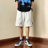Pantalones Cortos de Espuma de Marca de Moda para Hombre, Estilo Delgado de Verano, Pantalones Cortos Deportivos Casuales Sueltos, Estilo High Street Americano para Niños