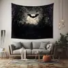 Tela de Fondo de Halloween de Terror de Nuevo Estilo Transfronteriza con un Toque de Alta Gama, Decoración de Pancarta Festiva para Fiesta, Tela para Colgar en la Pared