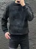 Sudadera Personalizada Rayada Estilo Nuevo Primavera y Otoño para Hombre Estilo Coreano Holgada Top de Gipsófila Camiseta Casual Atractiva de Manga Larga Degradada