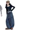 Ropa de Otoño para Niñas 2025 Pantalones Nuevos Estilo Callejero Moderno para Niños Pantalones Largos Vaqueros Desmontables para Niñas Transfronterizo