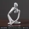 Figura de Pensador Calada Cuidadosamente Figura de Dropshipping Transfronterizo Resina Ecológica Escultura Calada