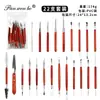 Set de 22 Piezas de Herramientas de Arcilla Transfronterizo Cuchillo de Tallado DIY Herramienta de Cuchillo de Escultura para Arcilla Plástica de Piedra Arcilla Blanda Set de Herramientas para Dar Forma y Acabado Al por Mayor