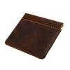Bolsa de Armazenamento de Couro Crazy Horse Nova do Taobao Conveniente para Transportar Mini Bolsa de Cosméticos Couro Bolsa para Chave de Carro Porta-Moedas