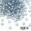 Estrela de cinco pontas furo reto furo vertical estrela pequena esmalte de cor antiga material para fazer grampo de cabelo com borla feito à mão