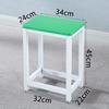 R* Taburete Cuadrado Simple Taburete de Comedor Silla de Entrenamiento para Mesa de Comedor en Casa Taburete de Hierro de Madera Taburete de Color Elevación Adulto Taburete de Taller de Fábrica