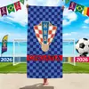 Toalla de Playa Copa Mundial 2026, Usa, Canadá y México Equipo de Fútbol Microfibra Secado Rápido Absorbente Toalla de Baño, Toalla Deportiva