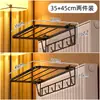 Secador de Ropa para Radiador, Estante de Almacenamiento Encima del Radiador, Artefacto para Secar Ropa, Toallero para Baño y WC, Estante Plegable