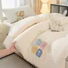 Colcha de gasa arrugada para dormitorio de estudiante universitario, núcleo engrosado, colcha individual para primavera/otoño, colcha de invierno, uso en todas las estaciones, nuevo modelo 2026