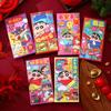 2027 Novo Desenho Animado Crayon Shin-Chan Envelopes Vermelhos Ano Novo Japonês Envelopes de Dinheiro da Sorte Atacado Quadrado Universal Fofo