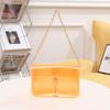 Bolso Transparente de Moda para Mujer 2023 Bolso de Verano para Mujer Bolso de Hombro Sencillo Bolso con Cadena de Colores Bolsos de Perlas al por Mayor bolsos