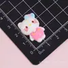 Macacão 3D Brilhante Gatinho Pequeno DIY Acessórios de Resina Creme Presilha de Cabelo Elástico de Cabelo Ímã de Geladeira Chaveiro Material