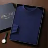 Novo Suéter Masculino de Tricô Cashmere Gola Alta Meia-Estação Outono e Inverno, Caimento Solto, Camada Base de Tricô Versátil Business Casual
