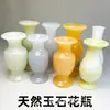 Atacado do fabricante vasos decorativos de jade afegão natural para sala de estar, adega, hall de entrada e arranjos florais ornamentos de jade