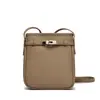 Bolso cruzado pequeño de moda y alta gama para mujer, bolso de hombro versátil para el día a día, bolso tipo cubo de piel, moderno y versátil para niñas