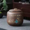 Tetera China de Barro Morado Grande Sellada a Prueba de Humedad Cerámica Arena Morada Olla Almacenamiento Pu'er Hogareña Tetera de Té Negro Cerámica Morada
