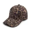 Sombrero de Sol Transfronterizo Amazon Temu Europeo y Americano Moderno Versátil para Combinar con la Ropa Gorra de Béisbol Estampado de Leopardo Sombrero de Pico para Mujeres