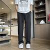 Pantalones Casuales de Verano 2026 para Hombre, Marca de Moda, Tallas Grandes, Holgados, Finos, de Peso Pesado, Pierna Recta para Hombre