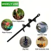 Barrena de Jardín Broca Espiral con Mango Hexagonal de 3/8" Taladro Herramienta para Cavar Agujeros de Plantación Broca para Tierra Suelta Accesorios