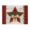 Mantel individual de lino y algodón vintage americano de Amazon, para Navidad, fiestas, cocina, decorativo, impermeable, aislante, venta al por mayor