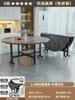 Mesa Dobrável Mesa de Jantar Doméstica Pequeno Apartamento Mesa de Jantar Quarto de Aluguel Mesa de Jantar Simples Moderna Simples 10 Pessoas Novo Produto