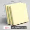 Papel Adesivo Colorido Inovador Post-it Compacto Bloco de Notas de Estudo Mensagem Pequeno Bloco de Notas Rasgável Formato Especial
