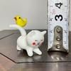 Adornos y Artesanías de Vidrio de Zibo, Miniaturas Populares de Animalitos de Vidrio, Perros Lindos, Decoraciones Creativas de Escritorio