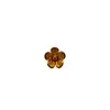 Colgante de flor de cinco pétalos electrochapado en aleación Colgante de flor retro de plata tibetana Material para colgante de pulsera, collar, pendiente DIY Venta al por mayor