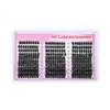 Pestañas Postizas Segmentadas en Racimo con Capas Graduadas Incluyendo Pestañas Individuales Cortas de 8 mm Maquillaje de Ojos Natural Graduado DIY Pestañas Postizas Densas