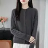 Nuevo Cárdigan de Punto con Cuello Redondo de Forro Polar Ártico Otoño/Invierno 2026 Manga Larga para Mujer Retorcido Color Sólido Ajuste Holgado Versátil