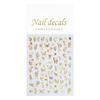 Pegatinas de uñas láser con mariposas doradas para uñas al por mayor transfronterizas, pegatinas 3D para uñas, pegatinas estéreo para uñas DH671