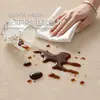 Alfombra sencilla de color liso estilo crema para la sala de estar, nueva alfombrilla lavable y limpiable para la mesita de noche del dormitorio, alfombra insonorizada de bajo mantenimiento