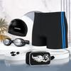 Novas sungas boxer moda sungas de natação piscina praia praia poliéster secagem rápida anti-constrangimento sungas atacado