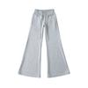 Pantalones de trompeta de cintura baja con forro polar para deportes americanos 2024, pantalones de encaje con cordón para chica sexy femenina, venta al por mayor