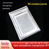 Saco transparente saco auto-adesivo OPP saco auto-adesivo anti-poeira saco de embalagem para roupas saco de armazenamento saco para joias fabricantes atacado